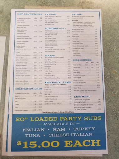 Big Bertha's Grill menu 2